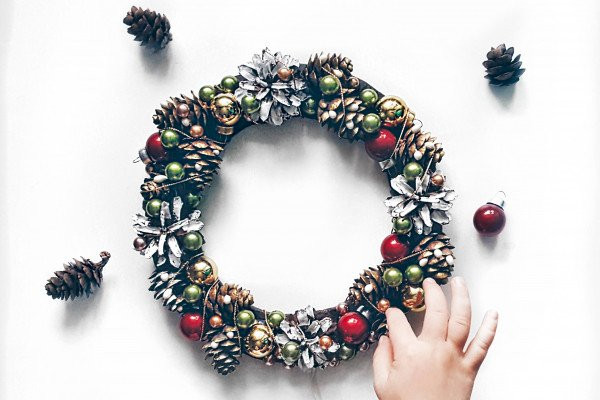 Events hypnobirthing, sparkle and christmas wreath